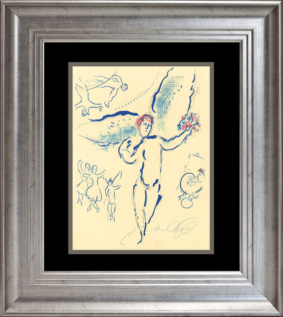 Marc Chagall (Russian-French 1887-1985) Marc Chagall lithograph from 1970 (1 of 1)