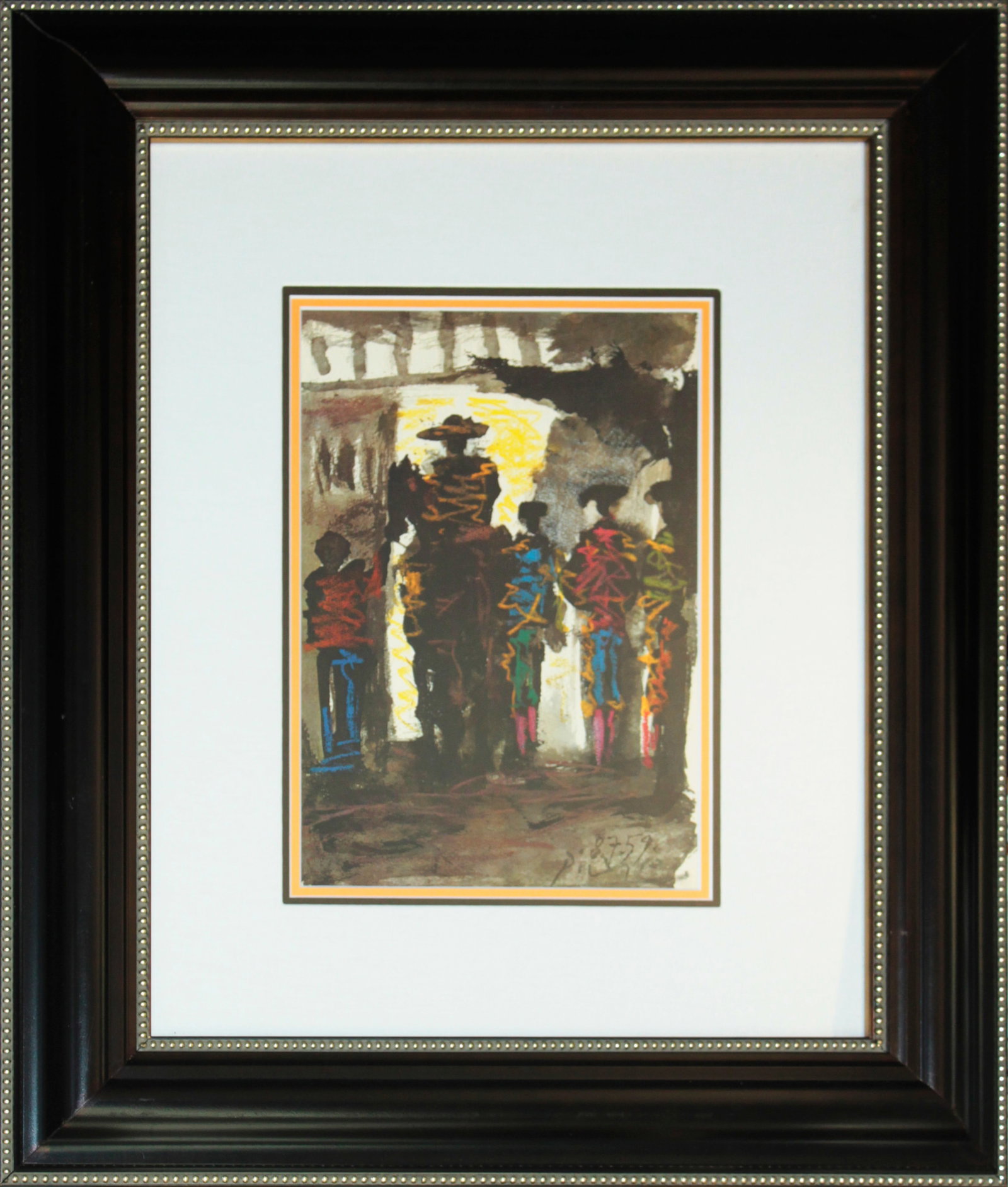 Pablo Picasso (Spanish 1881-1973) Lithograph: Pablo Picasso (Spanish 1881-1973) LithographPablo Picasso Lithograph. Approx 22x26 inches. Includes Certificate of Authenticity. Custom framed. Art Artwork Artist.