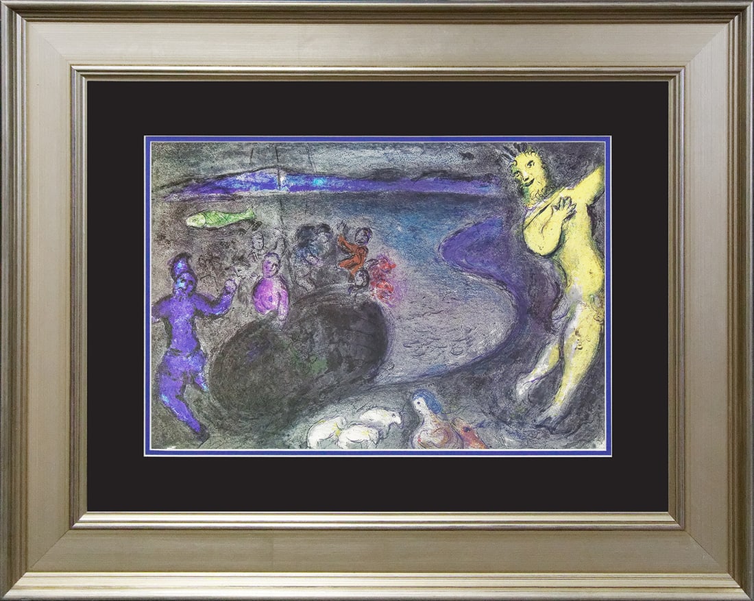 Marc Chagall (Russian-French 1887-1985) Lithograph Hand signed: Marc Chagall (Russian-French 1887-1985) Lithograph Hand signedMarc Chagall Hand Signed Lithograph. This lithograph is hand signed by the artist. Custom framed. Includes certificate of authenticity. Ap