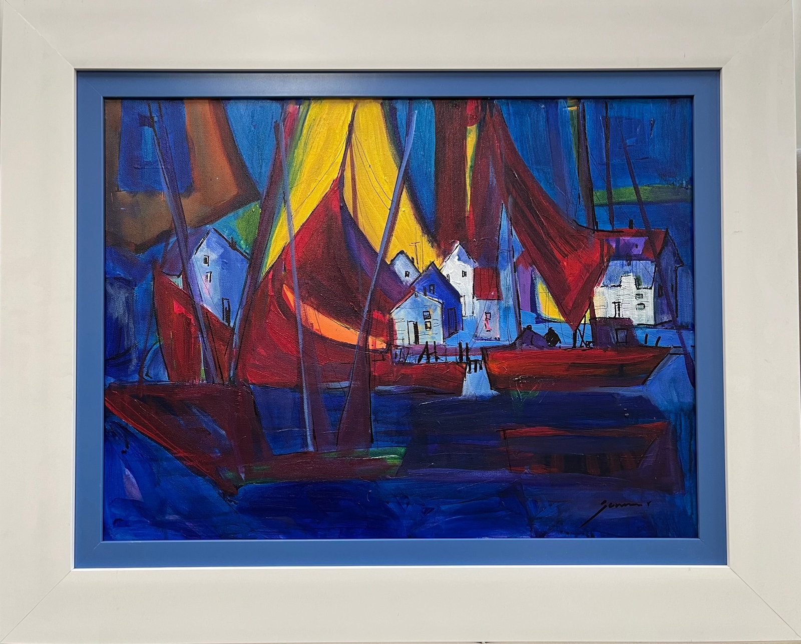 Michael Schofield (American 1947) Original Painting on canvas Michael Schofield (1 of 1)