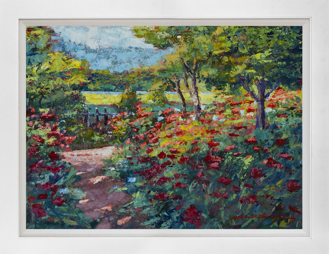 David Lloyd Glover (American 1949) Limited Edition Hand Embellished Painting on canvas David Lloyd: Hand Embellished Painting Limited Edition on canvas by David Lloyd Glover Hand signed by the artist. On canvas image size. Approx image size 18 x24 inches. Custom framed and includes certificate. This