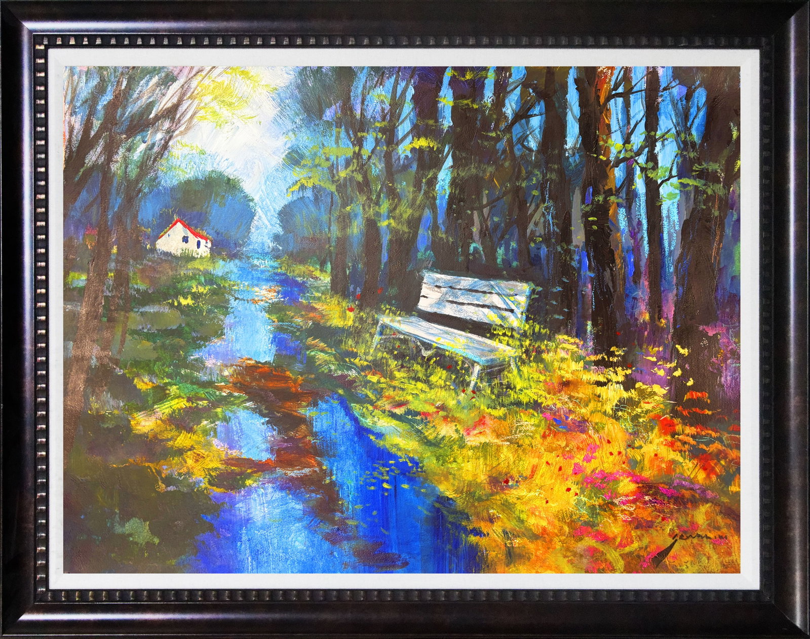 Michael Schofield (American 1947) original landscape: by Michael Schofield (American 1947) Original on board. Hand signed by the artist. Approx 40x30 inches. This work was purchased directly from the artist. Includes certificate of authenticity Art Artwo