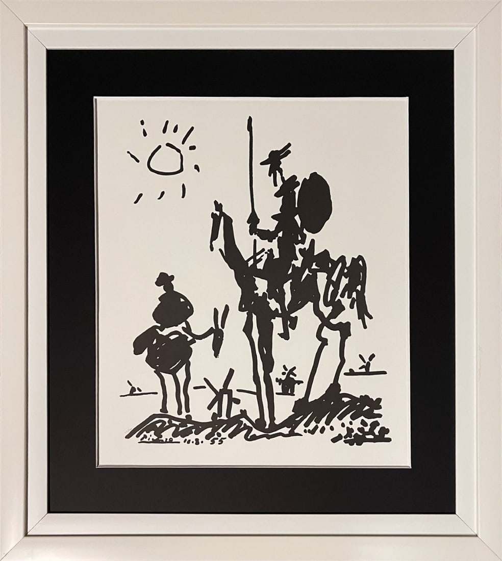 Pablo Picasso (Spanish 1881-1973) Lithograph from 1961: Pablo Picasso (Spanish 1881-1973) Lithograph from 19611961 Pablo Picasso Original Lithograph Dessins. Approx 24 x20 inches custom framed and includes certificate. Dated by the artist. Art Artwork Arti