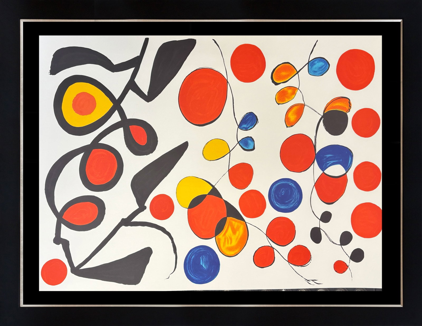 Alexander Calder (American, 1898-1976) Lithograph attributed to Alexander Calder Abstract (1 of 1)