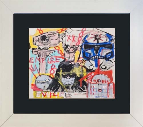 Gino Perez (Mexican-American 1977) Original by Gino Perez 30 x 30 inches: Gino Perez (Mexican-American 1977)Original Painting on canvas by Gino Perez Hand signed by the artist. One of a kind original Approx 30 x 30 inches image size Custom framed. Includes certificate This 