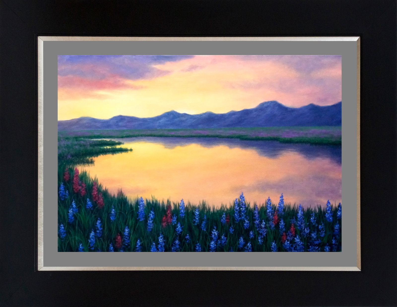 Robert Copple (American 1963) Hand Embellished Painting on canvas: Robert Copple(American 1963) Hand Embellished Painting on canvas. Hand signed by the artist. Custom framed. Includes certificate. Approx. 30x24 image size inches. This work was purchased directly from