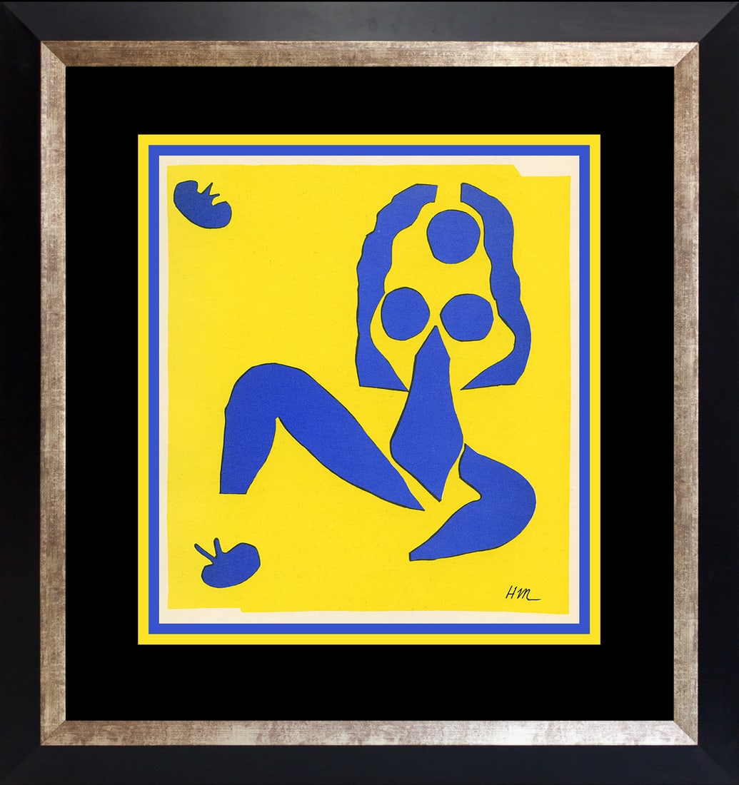 Henri Matisse (French 1869-1954) Lithograph from 1973: Henri Matisse (French 1869-1954) Lithograph from 1973. Approx 24x20 inches Professionally framed. Includes a certificate. Art Artwork Artist.