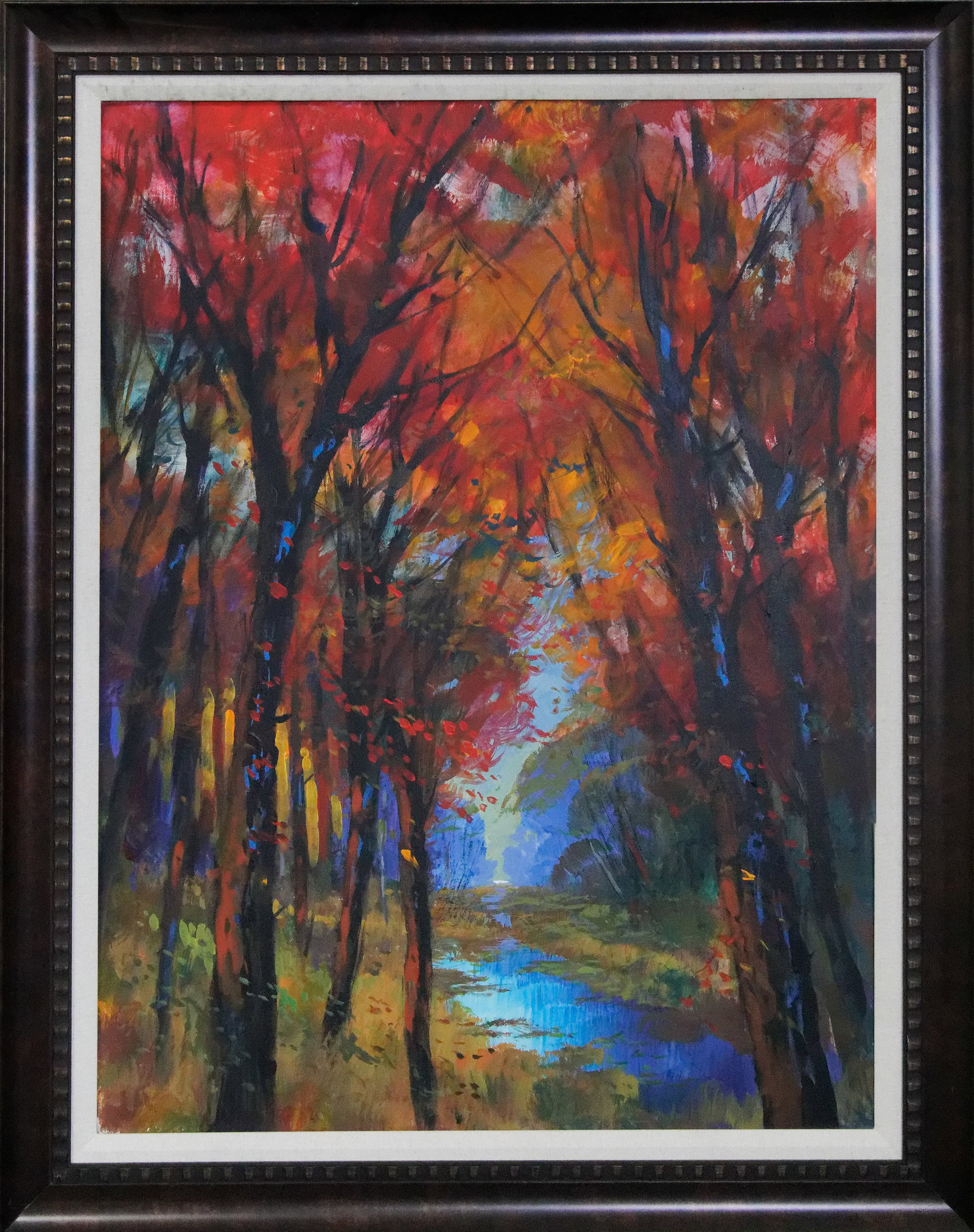 Michael Schofield (American 1947) Original Painting on canvas Landscape: by Michael Schofield (American 1947) Original Painting on canvas. Hand signed by the artist. Approx 30 x40 inches. One of a kind original. Includes certificate Custom framed. This work was purchased d