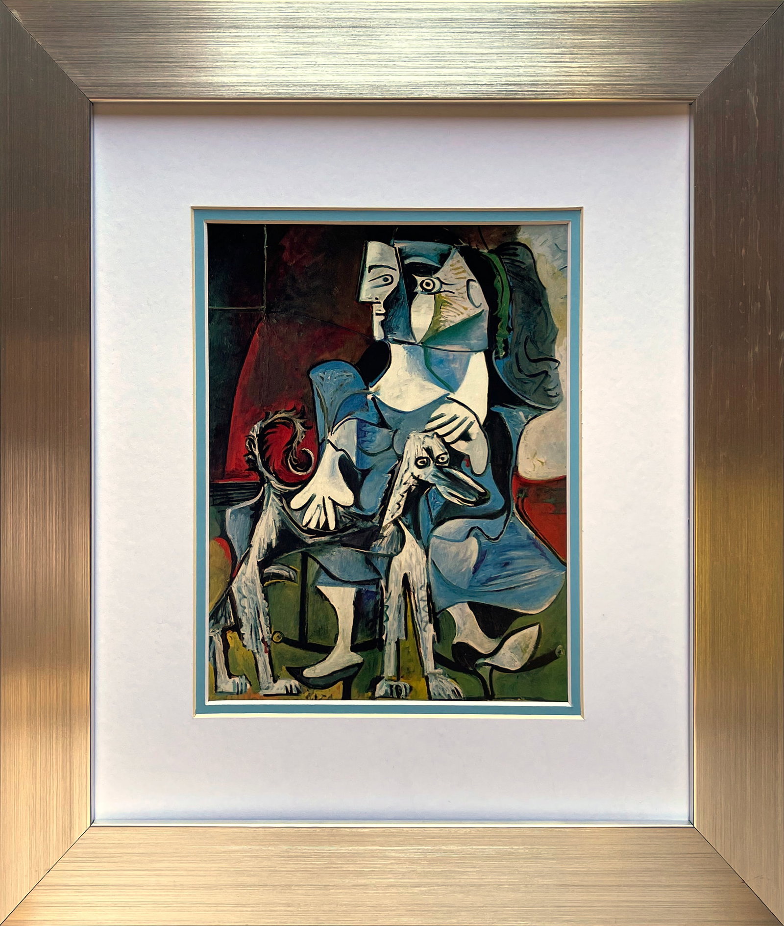 Pablo Picasso (Spanish 1881-1973) color Plate Lithograph from 1970: Pablo Picasso (Spanish 1881-1973) color Plate Lithograph from 1970Pablo Picasso color plate Lithograph from 1970 and signed in the plate. Custom framed and includes documentation. Approx 22x20 inches.