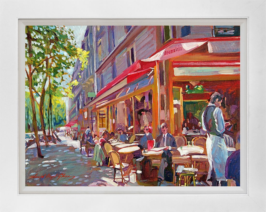 David Lloyd Glover (American 1949) Paris Cafe Society by David Lloyd Glover (American 1949) (1 of 1)
