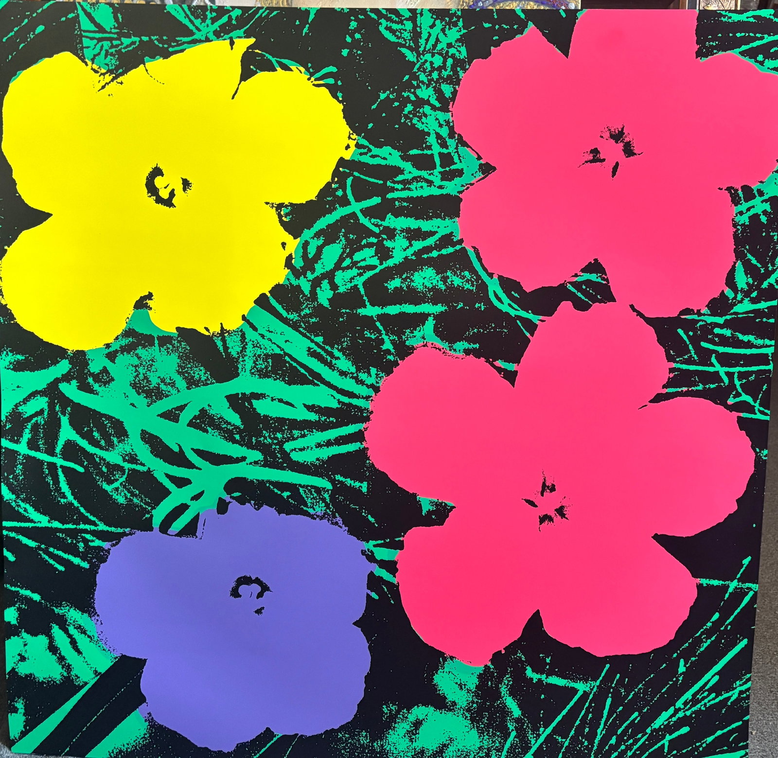 Andy Warhol (American 1928-1987) Andy Warhol Screenprint serigraph from 1970 Warhol Foundation (1 of 1)
