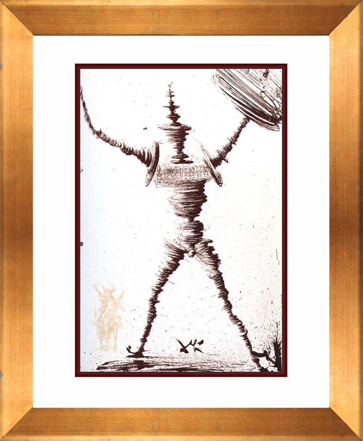 Salvador Dali (Spanish 1904-1989) Lithograph 1970 after Dali: Salvador Dali (Spanish 1904-1989) Lithograph with Salvador Dali the signature is in the plate. Includes documentation Approx 24x28 inches. Art Artwork Artist.