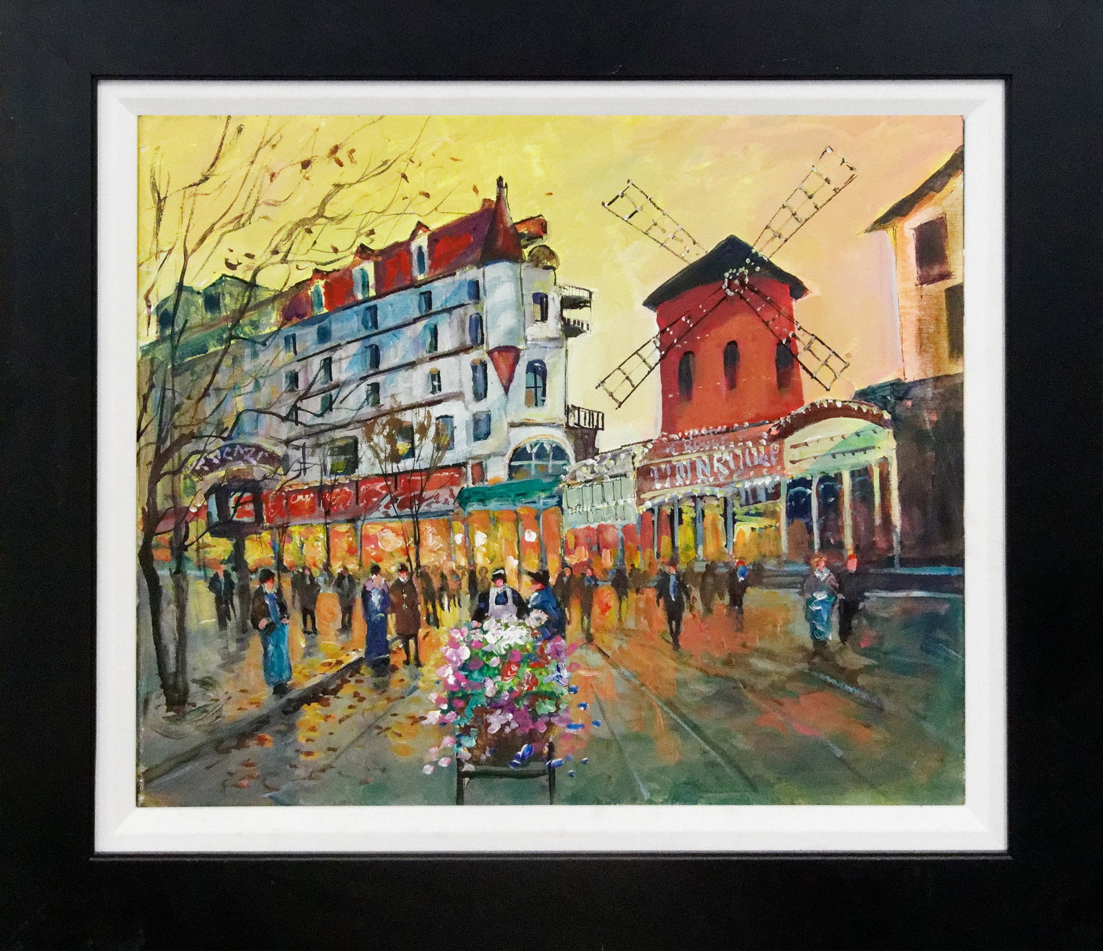 Michael Schofield (American 1947) Hand Embellished Painting on canvas Michael Schofield (1 of 1)