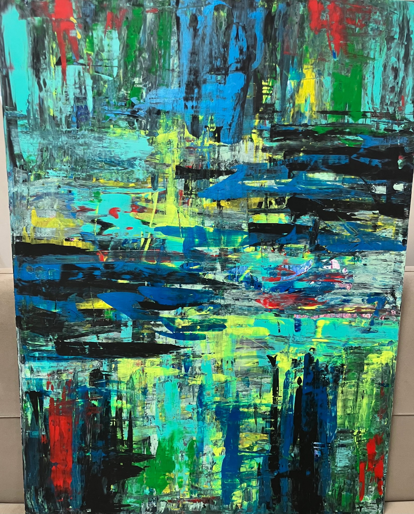 Original Painting on canvas by Art Chorny: Original Painting on canvas by Art Chorny Approx 30x40 inches One of a kind original Hand signed by the Artist and includes certificate of authenticity. This comes framed. Art Artwork Artist.