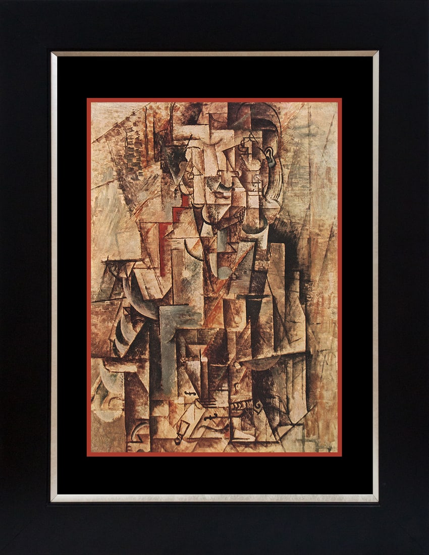 Pablo Picasso (Spanish 1881-1973) Color Plate Lithograph: Pablo Picasso (Spanish 1881-1973) Color Plate Lithograph. Approx 24x20 inches. Custom framed Includes certificate. Art Artwork Artist.