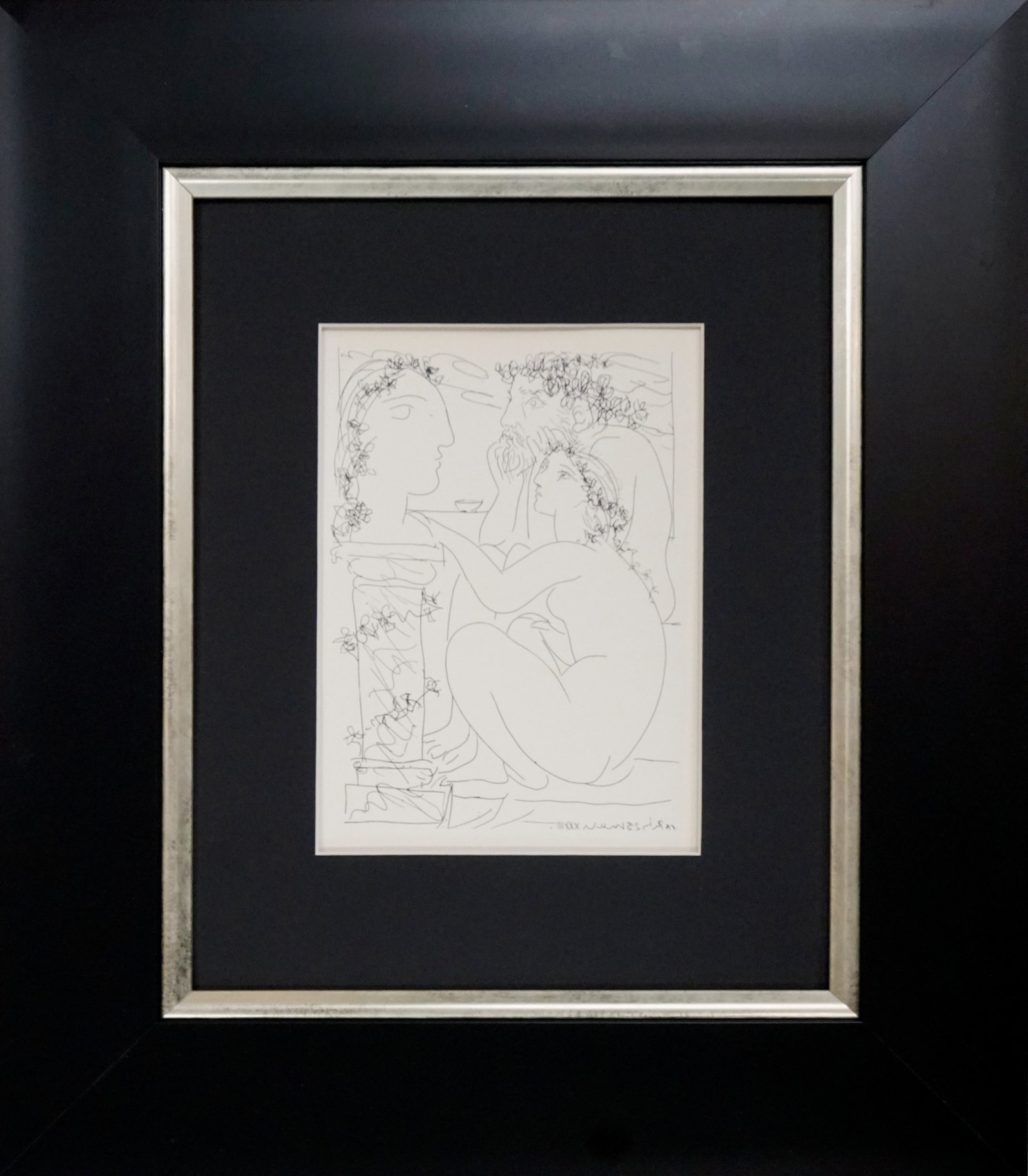 Pablo Picasso (Spanish 1881-1973) Original Lithograph 1956 Vollard Collection: Pablo Picasso (Spanish 1881-1973) Lithograph from Suite Vollard, 1956. A stunning impression of the original etching. Approx 20x24 inches Custom framed and includes certificate Art Artwork Artist.