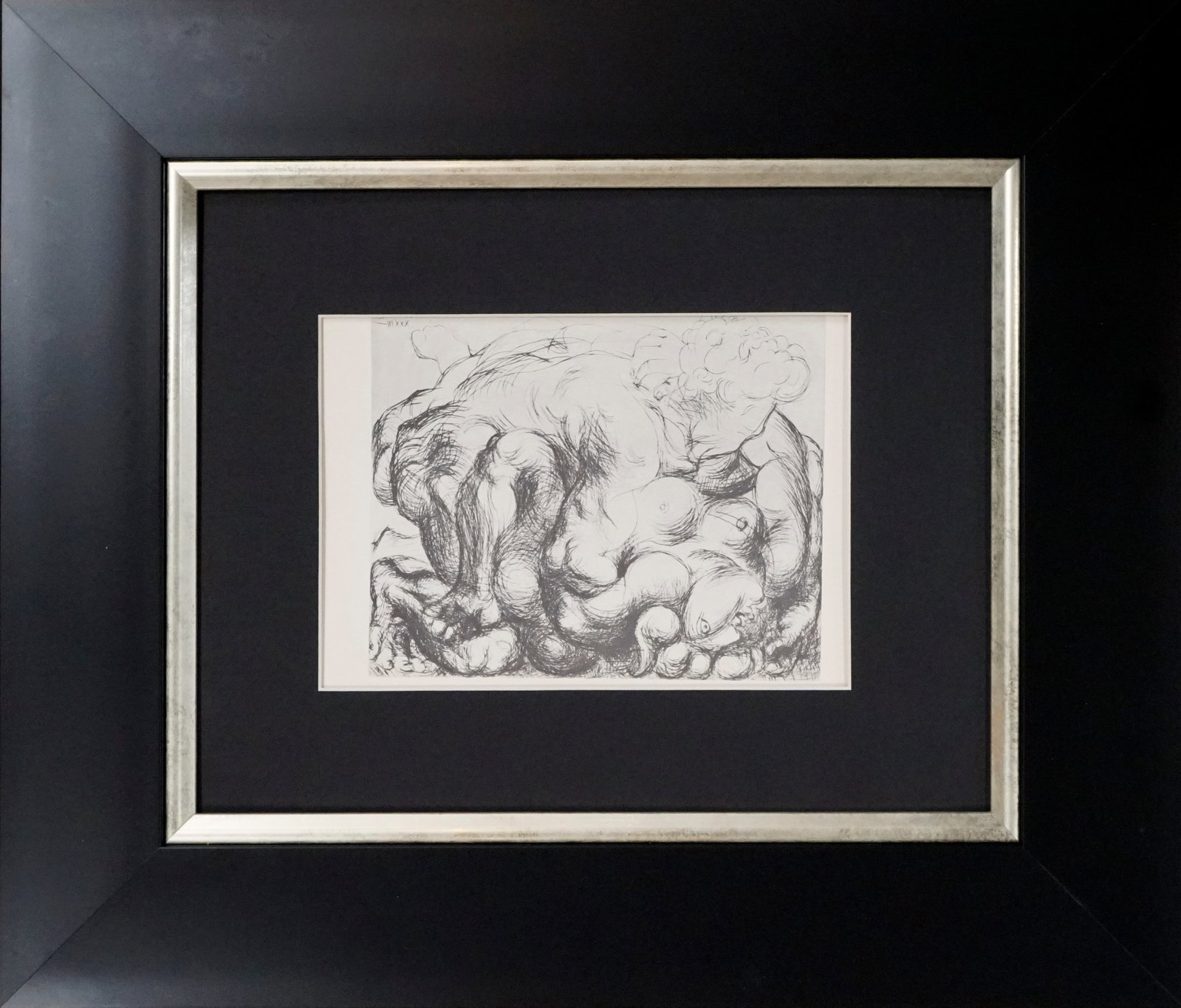 Pablo Picasso (Spanish 1881-1973) Original Lithograph 1956 Vollard Collection: Pablo Picasso (Spanish 1881-1973) Lithograph from Suite Vollard, 1956. A stunning impression of the original etching. Approx 20x24 inches Custom framed and includes certificate Art Artwork Artist.