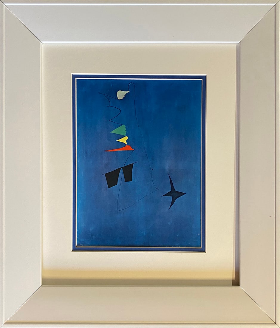 Joan Miro (Spanish 1893-1983) Lithograph from 1970: Joan Miro (Spanish 1893-1983) Lithograph Approx 24x20 inches Custom framed and includes documentation. Art Artwork Artist.