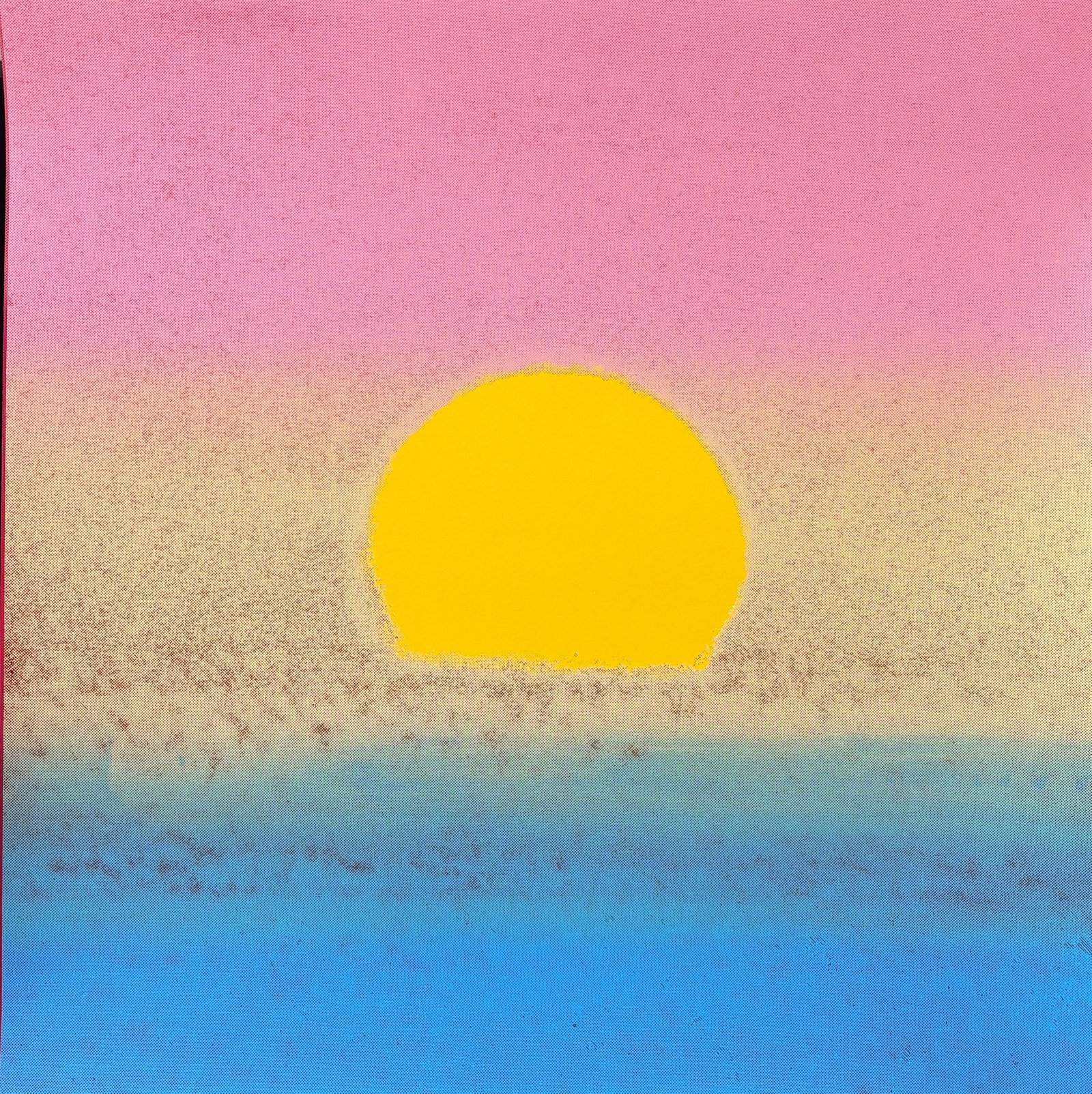 Andy Warhol (American, 1928-1987) from 1972 Sunset Unique Edition Original Serigraph Silkscreen in (1 of 1)