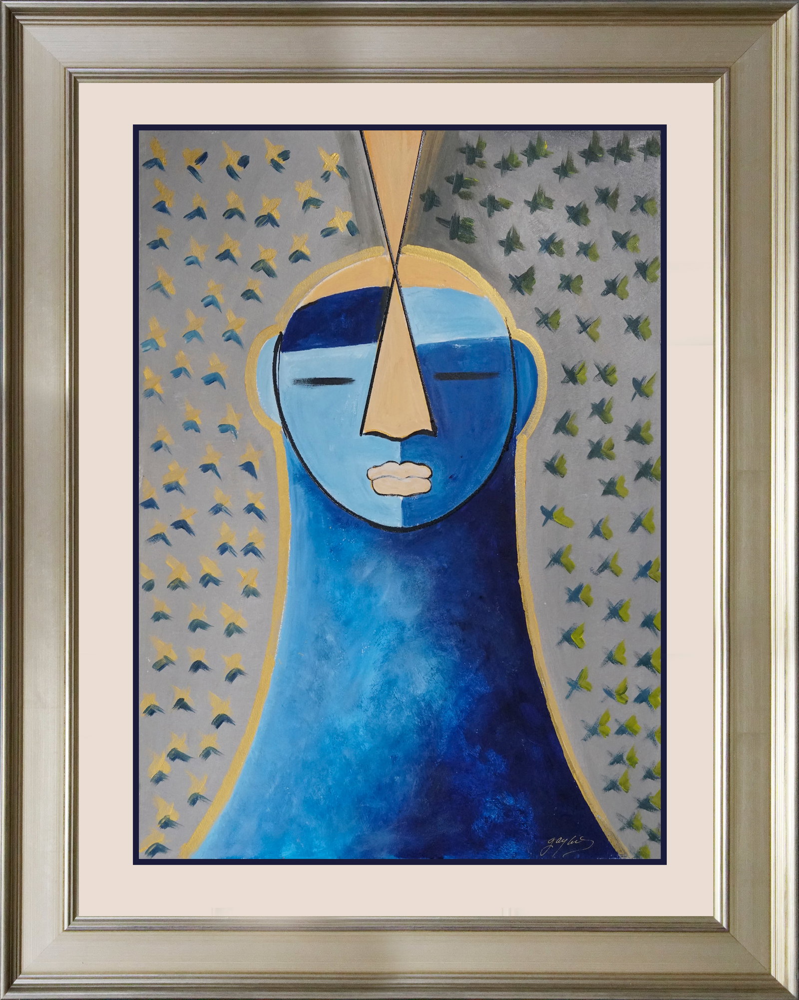 Gaylord Soli (American 1939) Original Painting on canvas: Gaylord Soli (American 1939) Original. One of a kind. Hand signed by the artist. Approx 30x24 inches image size. Includes Certificate of Authenticity. Custom framed. This work was purchased directly f
