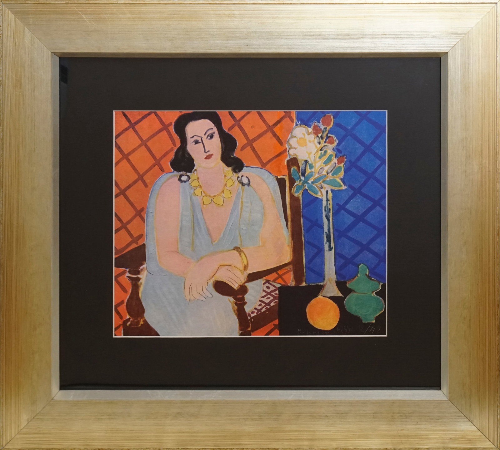 Henri Matisse (French 1869-1954) Lithograph after Matisse: Henri Matisse (French 1869-1954) Lithograph from 1967 Paris. Approx 24x20 inches professionally framed. Includes certificate of authenticity. Art Artwork Artist.
