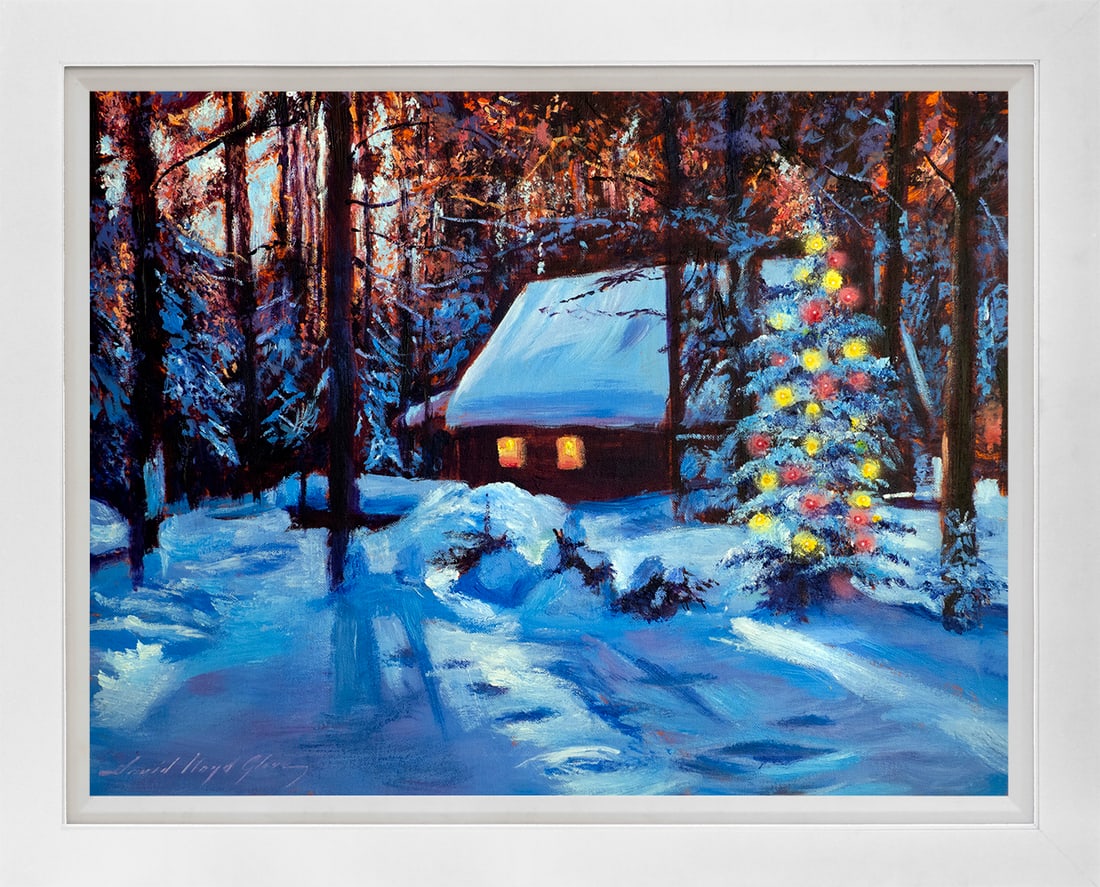David Lloyd Glover (American 1949) A Country Tradition Mixed Media Original Painting on canvas by (1 of 1)