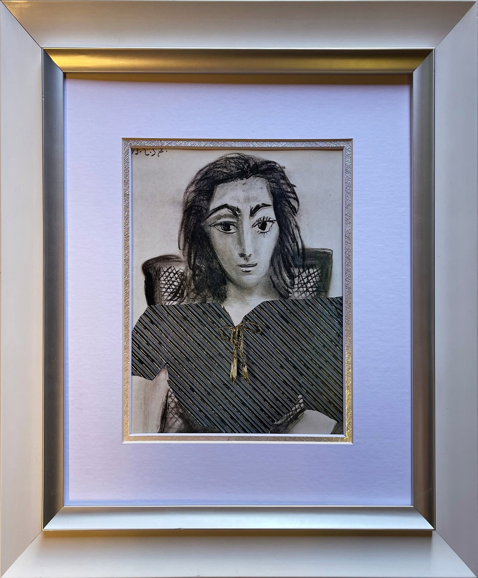 Pablo Picasso (Spanish 1881-1973) color Plate Lithograph from 1970: Pablo Picasso (Spanish 1881-1973) color plate Lithograph from 1970 and signed in the plate. Custom framed and includes documentation. Approx 22x20 inches. Art Artwork Artist.