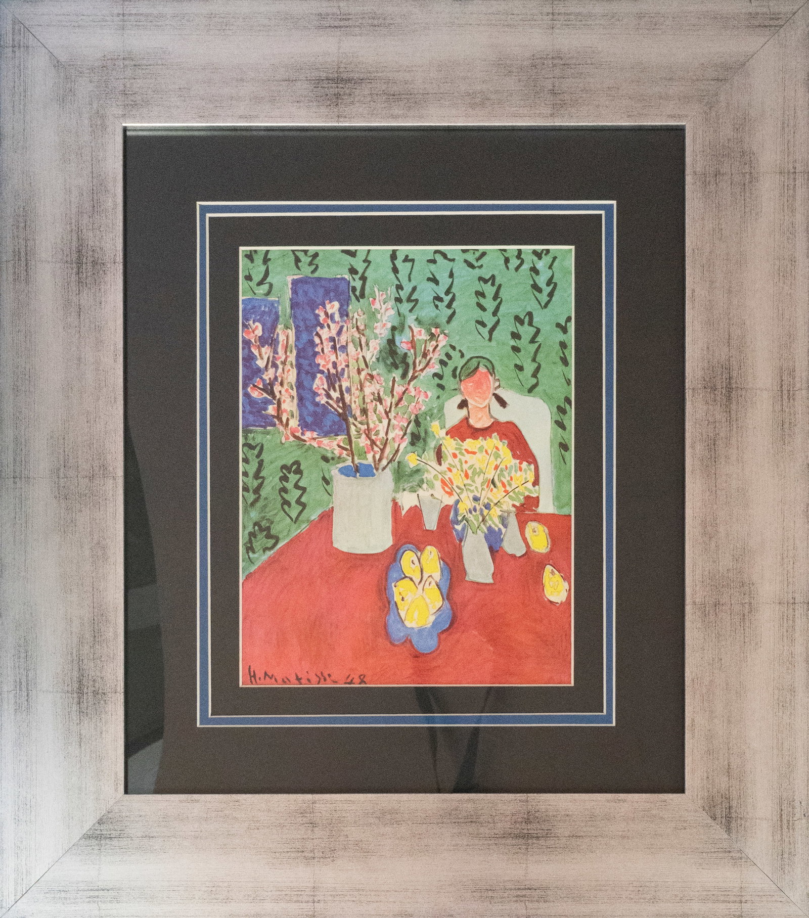 Henri Matisse (French 1869-1954) Color Plate Lithograph Henri Matisse from 1968 (1 of 1)