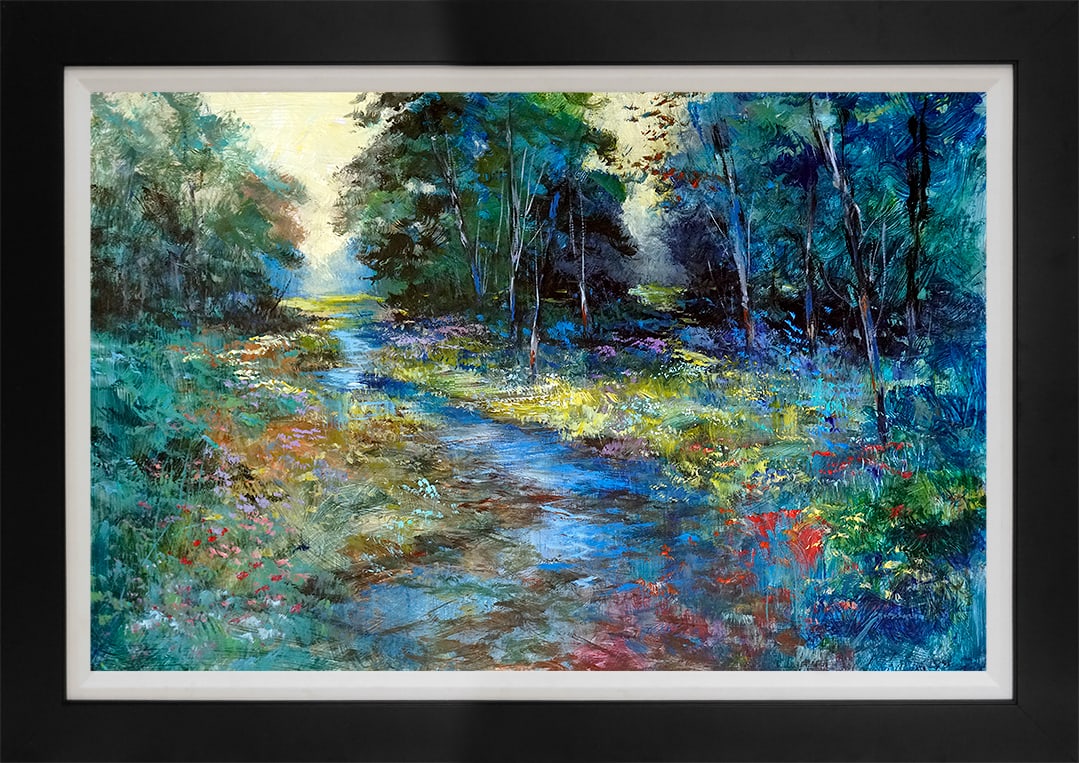 Michael Schofield (American 1947) Original Painting on canvas landscape: Michael Schofield (American 1947) Original Painting on canvas Michael Schofield (American 1947) Approx 30x40 inches.Hand signed by the artist. One of a kind original. Custom framed. Includes certifica
