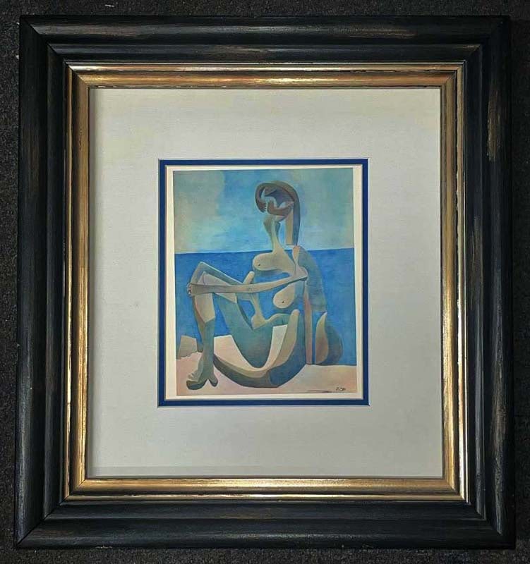 Pablo Picasso (Spanish 1881-1973) Color Plate Lithograph: Pablo Picasso (Spanish 1881-1973) Color Plate Lithograph from 1968 Approx 22x20 inches Custom framed and includes documentation. Art Artwork Artist.