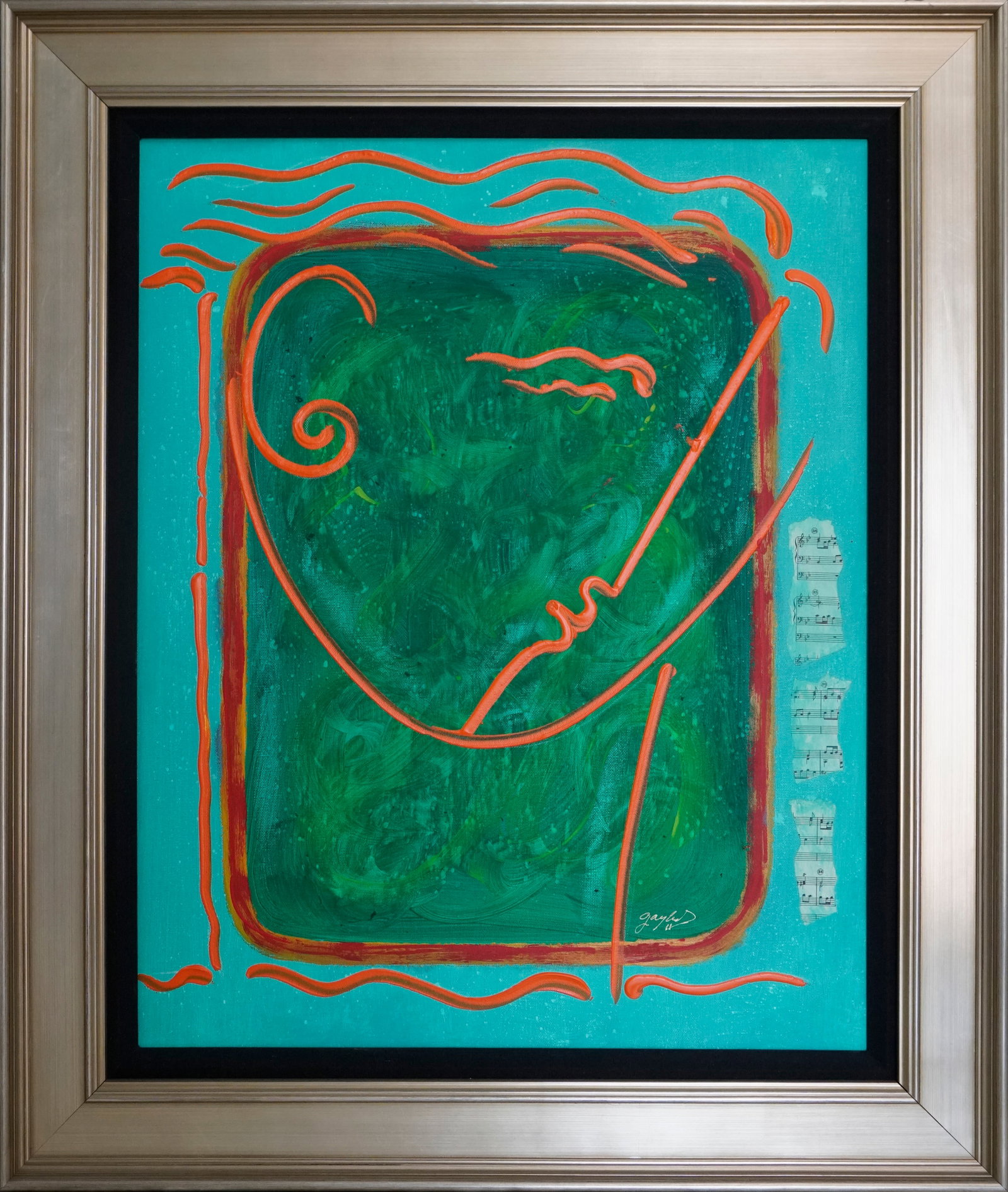 Gaylord Soli (American 1939) original painting on canvas: Gaylord Soli (American 1939) Original One of a kind. Hand signed by the artist. Approx. 24 x 30 image. Includes certificate of authenticity. Custom framed. This work was purchased directly from the ar
