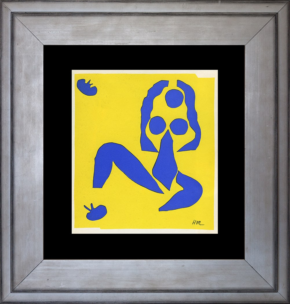Henri Matisse (French 1869-1954) Lithograph from 1958: Henri Matisse (French 1869-1954) Lithograph from 1958. The signature is in the plate. Approx 22x20 inches professionally framed. Includes documentation. Art Artwork Artist.