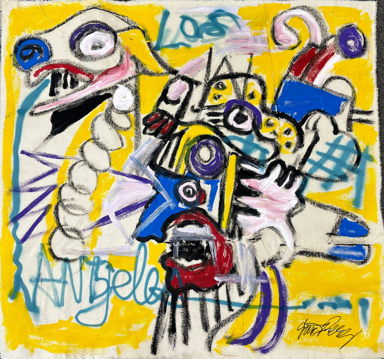 Gino Perez (Mexican-American 1977) Original Painting on canvas by Gino Perez: Gino Perez (Mexican-American 1977) Original Painting on canvas 30 x 30 inches. Original One-of-a-kind. Hand signed by the artist. Custom framed. Includes certificate of authenticity. Art Artwork Artis