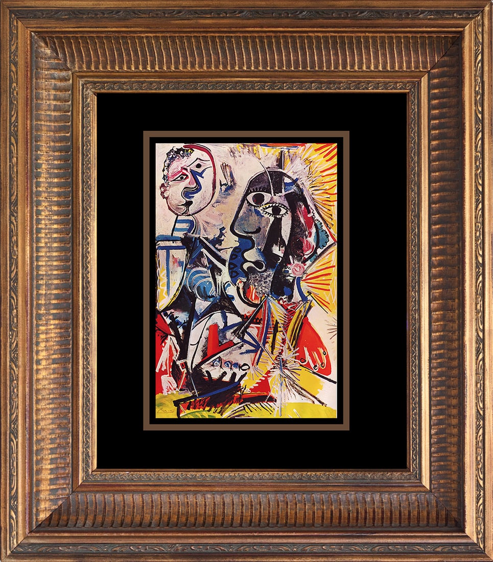 Pablo Picasso (Spanish 1881-1973) Lithograph from 1972: Pablo Picasso (Spanish 1881-1973) Lithograph from 19721972 Lithograph Pablo Picasso. Approx 24x20 inches. Includes Certificate of Authenticity. Professionally framed. Art Artwork Artist.