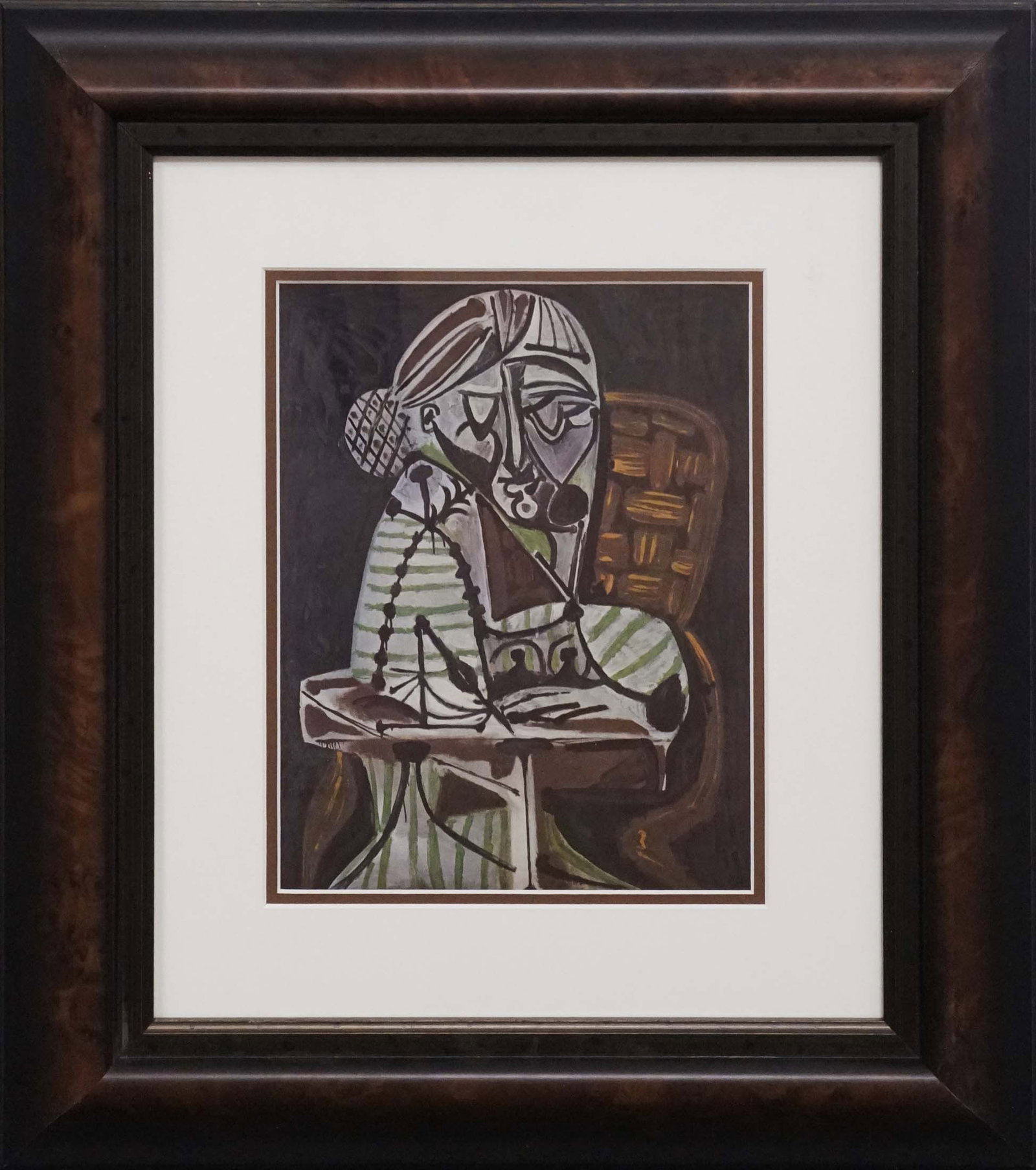 Pablo Picasso (Spanish 1881-1973) Lithograph from 1972: Pablo Picasso (Spanish 1881-1973) Lithograph from 1972Pablo Picasso Lithograph from 1972. Custom framed and includes certificate. Art Artwork Artist.
