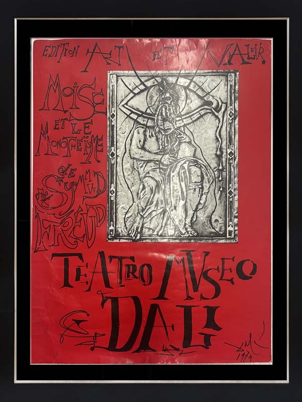 Salvador Dali Lithograph hand signed: Salvador Dali Lithograph signed Dali Approx 24x18 inches Custom framed and includes certificate.