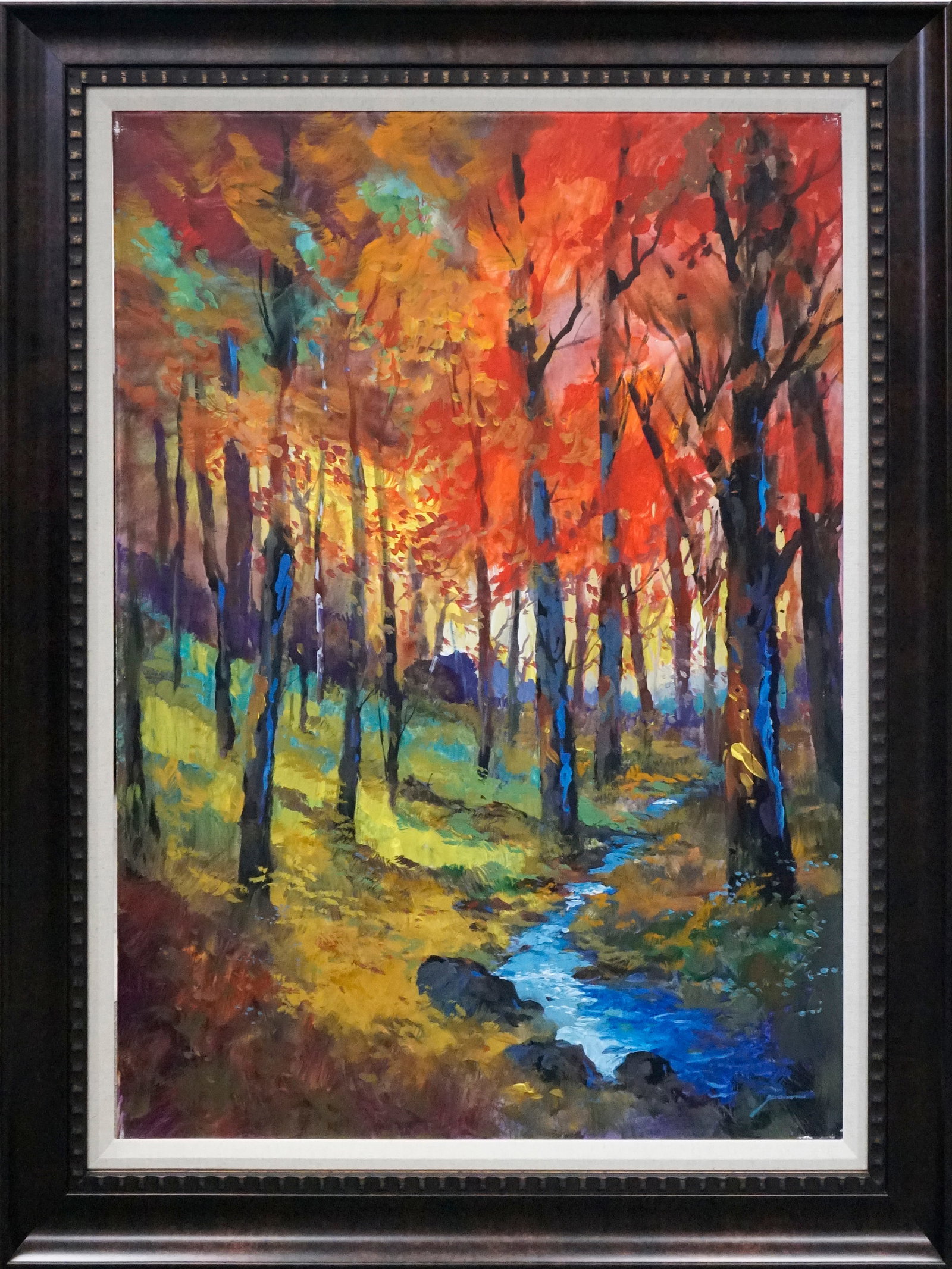 Michael Schofield (American 1947) Original Painting on canvas Landscape: by Michael Schofield (American 1947) Original Painting on canvas. Hand signed by the artist. One of a kind original Approx 30 x 40 inches. Includes certificate of authenticity. Custom Framed This work
