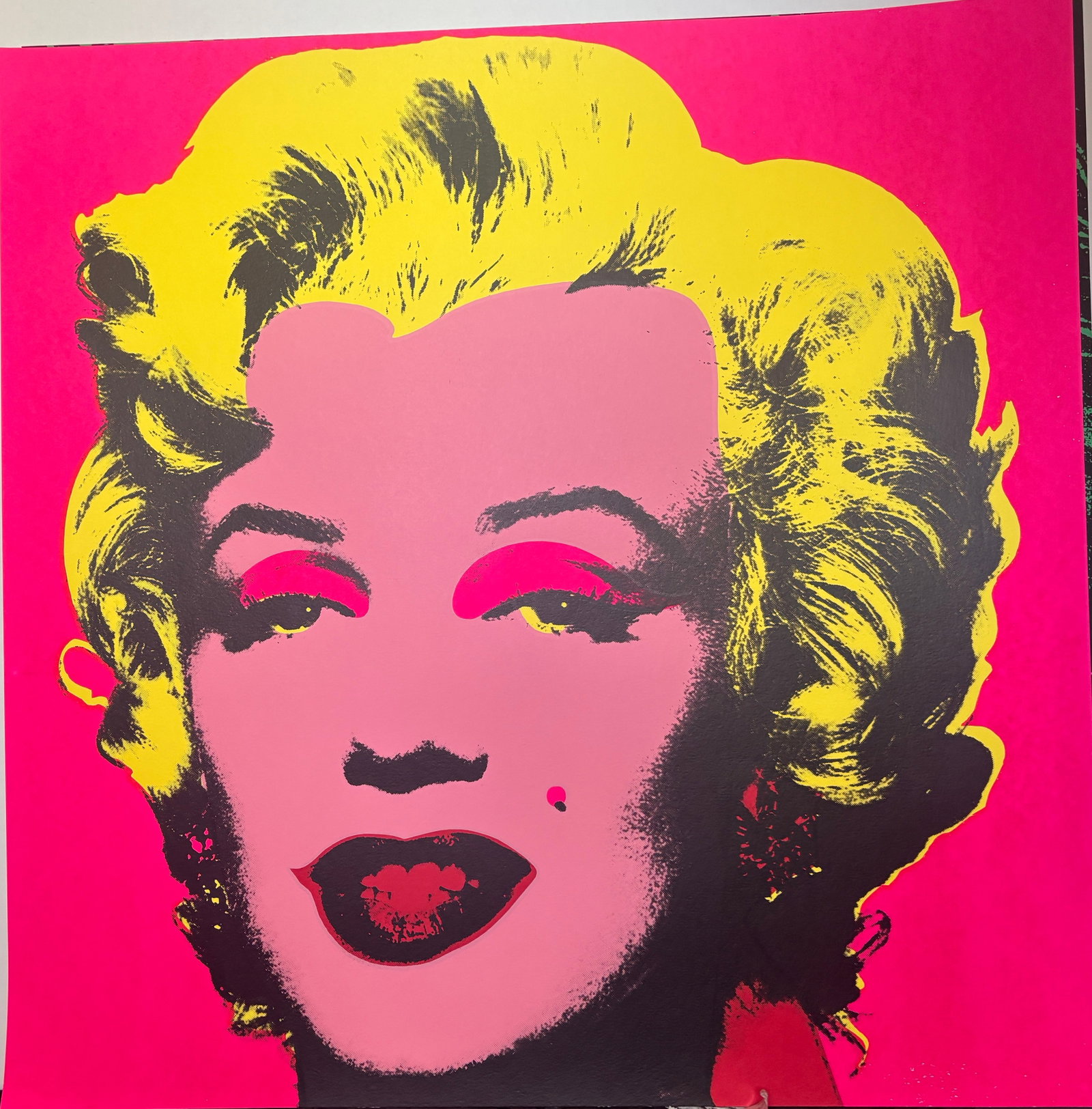 Andy Warhol (American 1928-1987) Andy Warhol Screenprint serigraph from 1970 Warhol Foundation: Andy Warhol (American 1928-1987) Andy Warhol Screenprint Serigraph Includes Warhol Foundation stamped 1970 Working Trial Proof 36x36 inches. Includes documentation.
