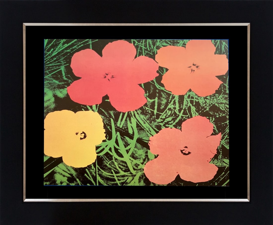 Andy Warhol (American 1928-1987) Lithograph: Andy Wahol lithograph from 1980. Approx 22x18 inches Custom Framed and includes documentation. Art Artwork Artist.