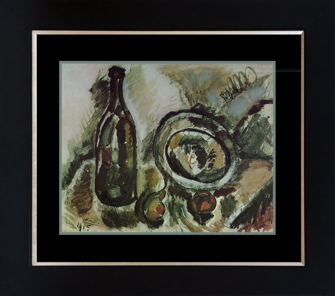 Joan Miro (Spanish 1893-1983) Color Plate lithograph from 1968: Joan Miro (Spanish 1893-1983) Color Plate Lithograph 1968 Approx 24 x 20 inches. Includes certificate of authenticity. Professionally framed. Art Artwork Artist.