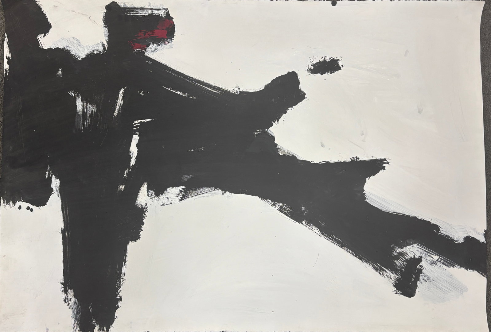Michael Schofield (American 1947) Original Painting on paper Abstract (1 of 1)