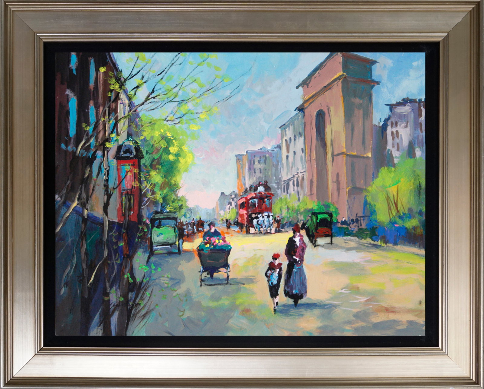 Michael Schofield (American 1947) Original Painting on canvas by Michael Schofield (American 1947): Michael Schofield (American 1947) Original Painting on canvas. Hand signed by the artist. Approx 30 x 24 inches. One of a kind original. Includes certificate. Custom framed. This work was purchased di