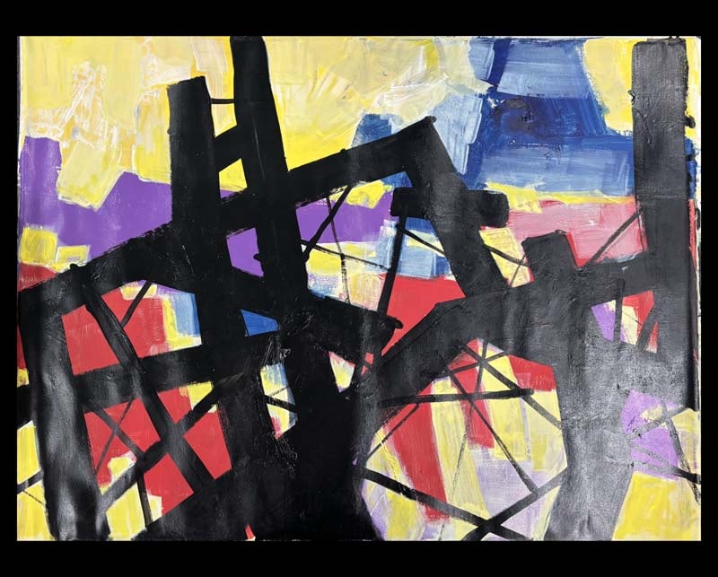 Michael Schofield (American 1947) Original Painting on canvas by Michael Schofield (1 of 1)