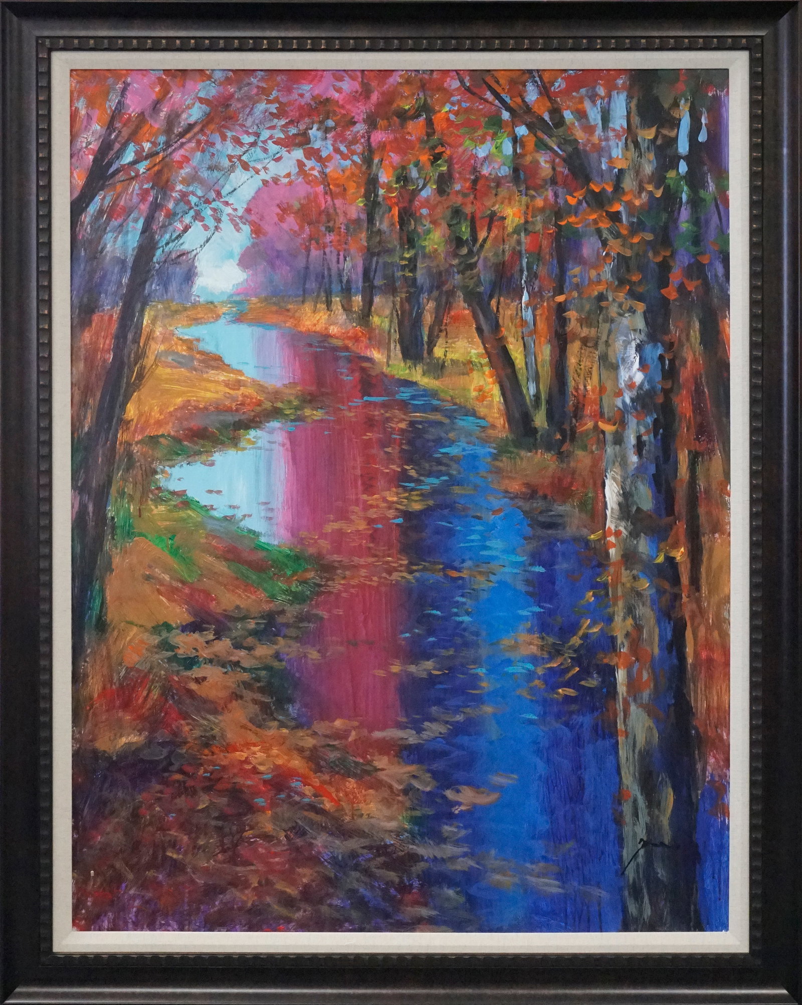 Michael Schofield (American 1947) Original painting on board 36x48 image landscape: Michael Schofield (American 1947) Original Painting on canvas One of a kind. Hand signed by the artist. Image size 36 x 48 approx. inches. Includes certificate of authenticity. This work was purchased