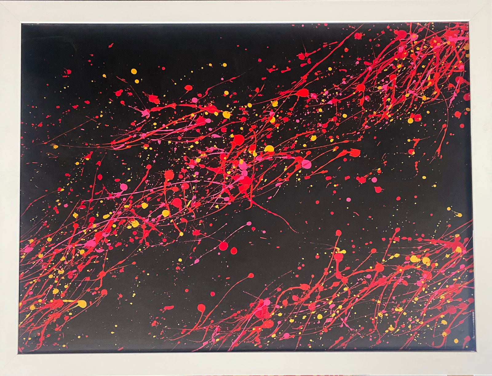 Robert Copple (American 1963) Original oil painting on canvas Abstract: Original Painting on canvas Abstract by Robert Copple (American 1963) Approx image size 30 x 40 inches. One of a kind original. Hand signed by the artist. Includes documentation This work was purchase