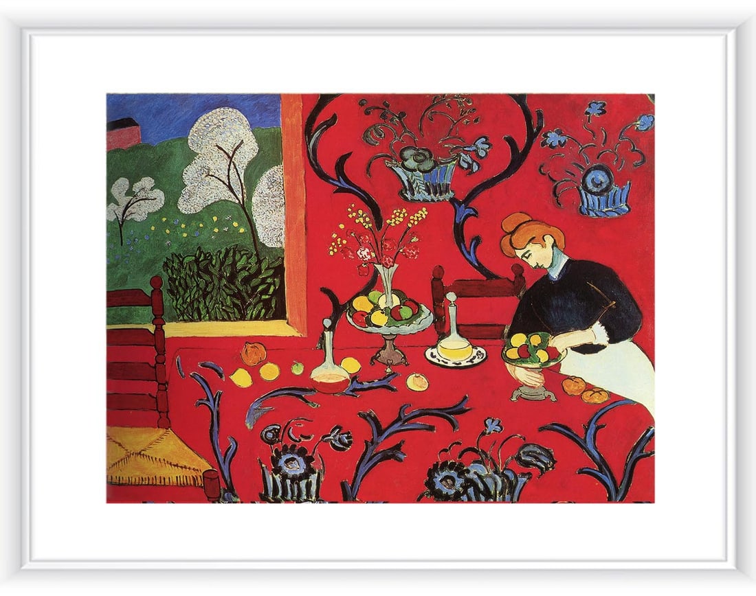 Henri Matisse (French 1869-1954) Color Plate Lithograph: Henri Matisse (French 1869-1954) Color Plate Lithograph Custom framed and includes documentation, Approx 24x20 inches. Art Artwork Artist.