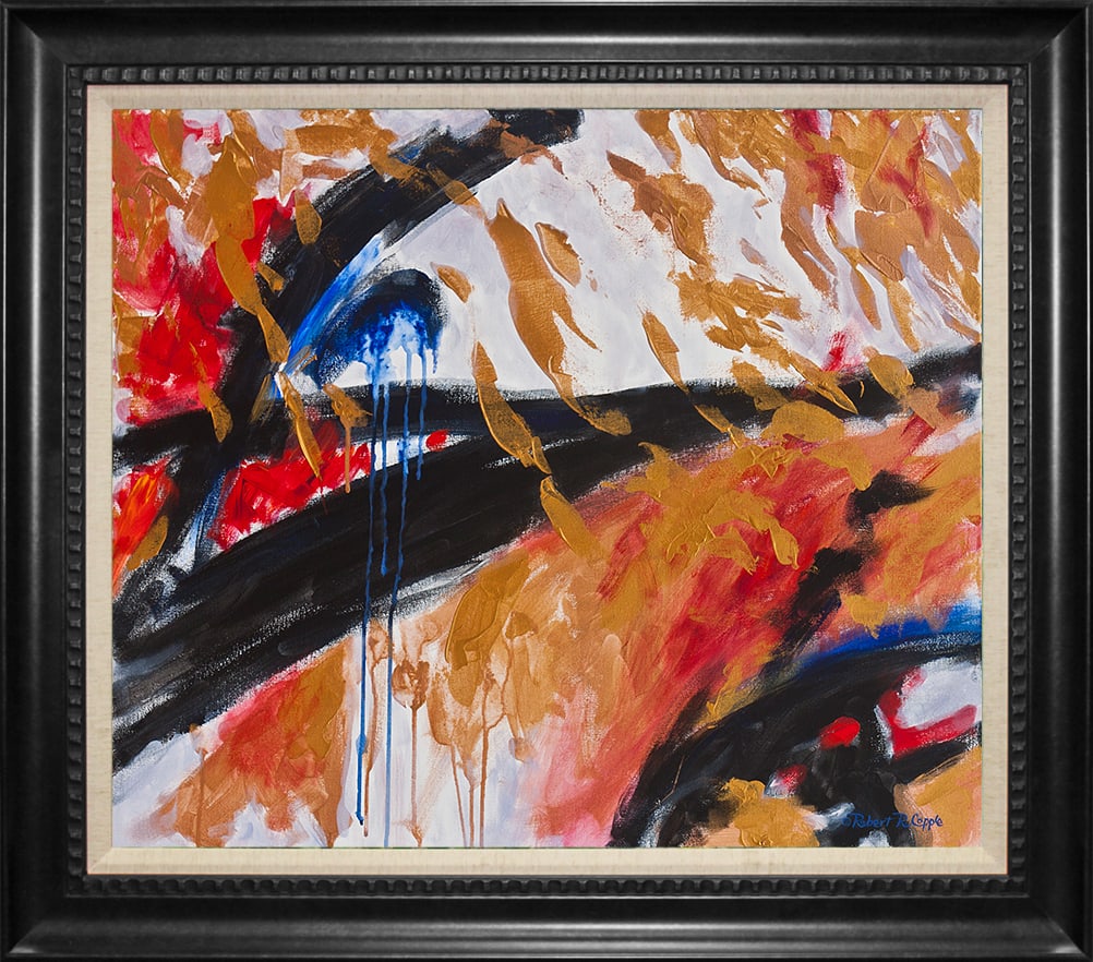 Robert Copple (American 1963) original oil painting on canvas.: Robert Copple (American 1963) Original Painting on canvas.Hand signed by the artist. One of a kind original. Custom framed. Includes certificate. Approx 30x24 inches This work was purchased directly f