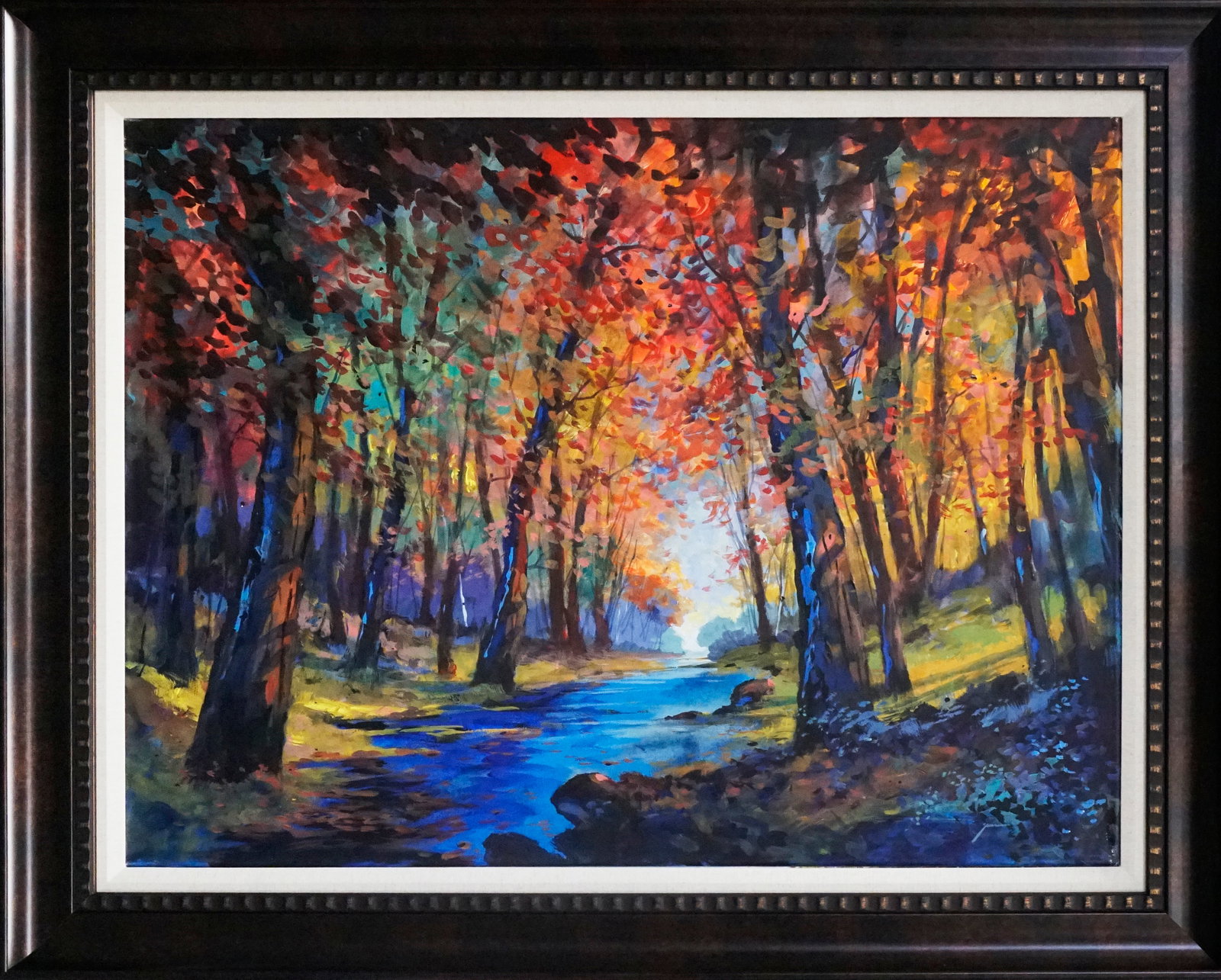 Michael Schofield (American 1947) Original Painting on canvas Landscape: by Michael Schofield (American 1947) Original Painting on canvas. Hand signed by the artist. One of a kind original Approx 30 x 40 inches. Includes certificate of authenticity. Custom Framed This work