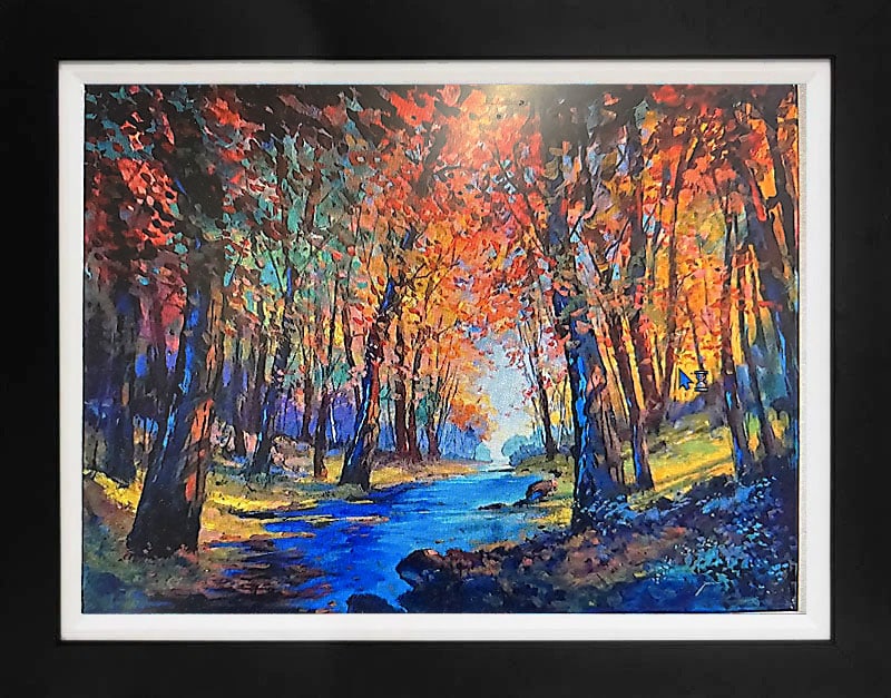 Michael Schofield (American 1947) Original Painting on canvas: Michael Schofield (American 1947) Original Mixed Media on canvas Approx 24 x 30 inches Custom framed and Includes documentation One of a kind original. Hand signed by the artist. This work was purchas