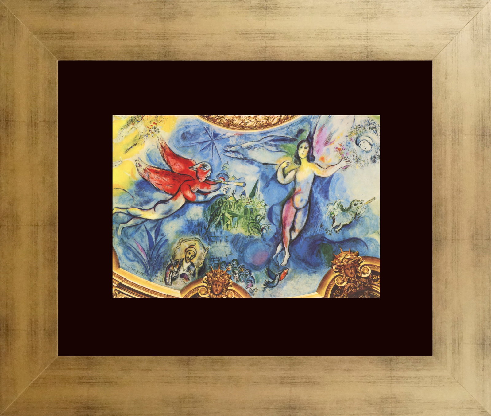 Marc Chagall (Russian-French 1887-1985) Marc Chagall Lithograph Hand signed (1 of 1)